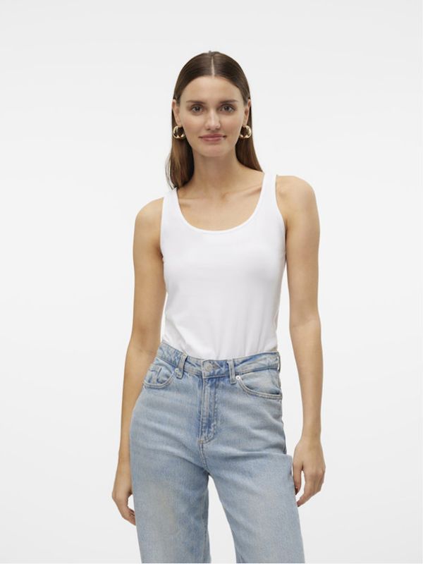 Vero Moda Vero Moda Lulu Majica bez rukava bijela
