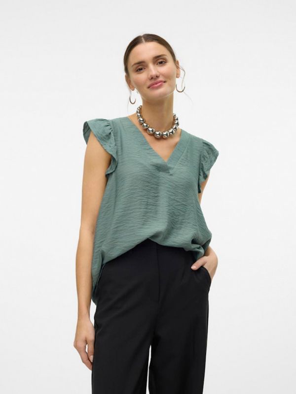 Vero Moda Vero Moda Natja Bluza zelena
