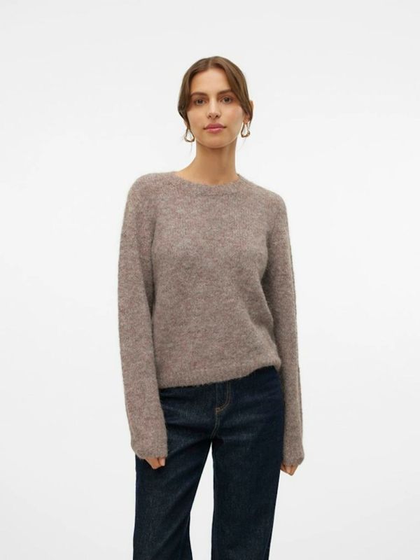 Vero Moda Vero Moda Novah Džemper smeđa