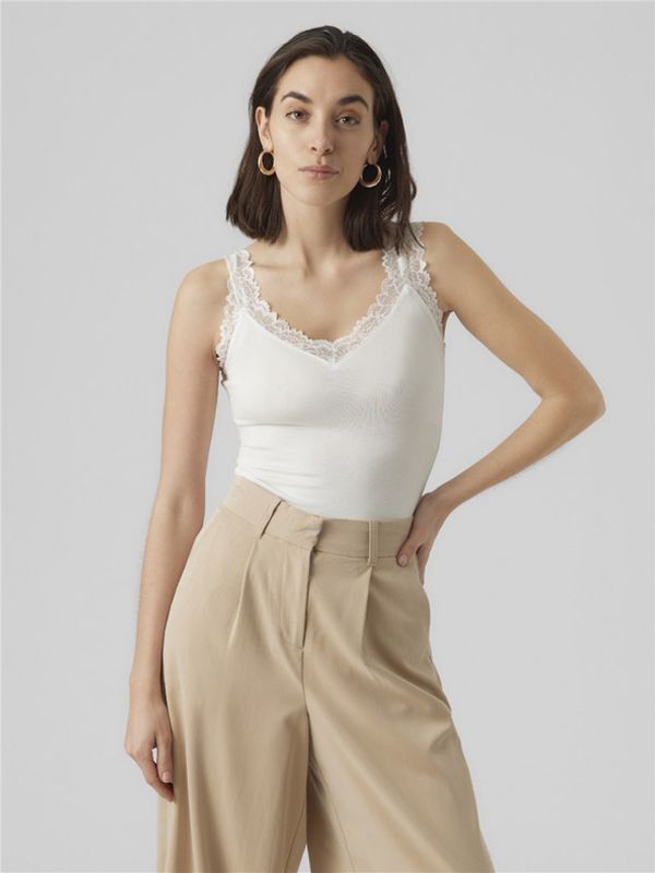 Vero Moda Vero Moda Rosa Majica bez rukava bijela