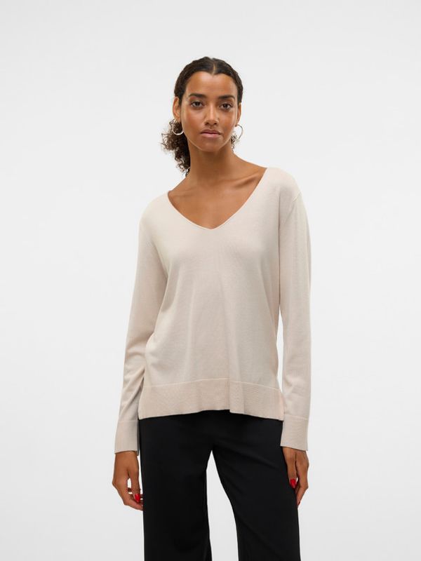 Vero Moda Vero Moda Silje Džemper bež