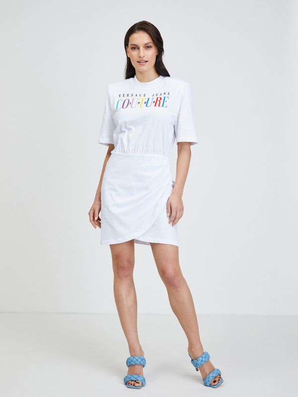 Versace Jeans Couture Versace Jeans Couture Rainbow Haljina bijela