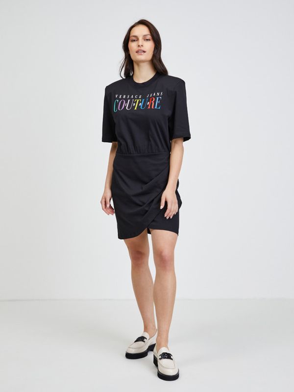 Versace Jeans Couture Versace Jeans Couture Rainbow Haljina crna