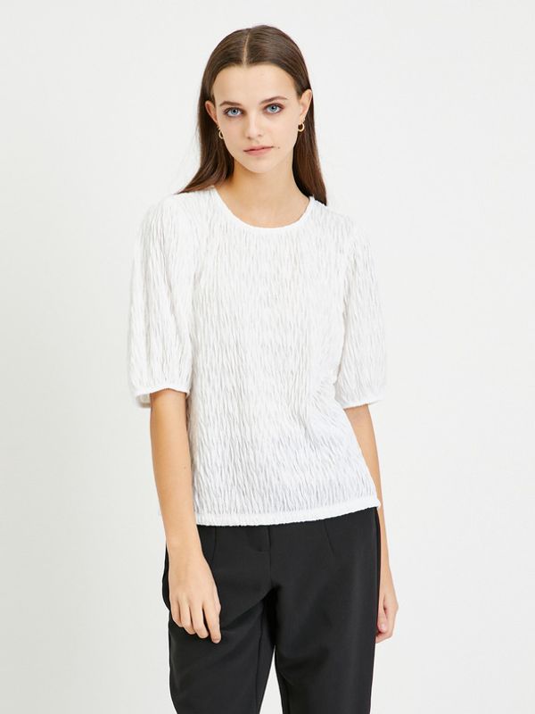 Vila Vila Plisso Bluza bijela