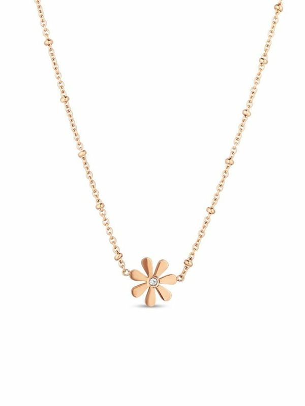 Vuch Vuch Joella Rose Gold Ogrlica ružičasta
