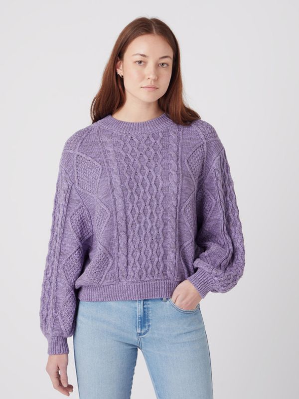 Wrangler Wrangler Džemper ljubičasta