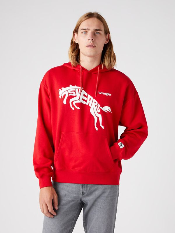 Wrangler Wrangler Majica dugih rukava crvena