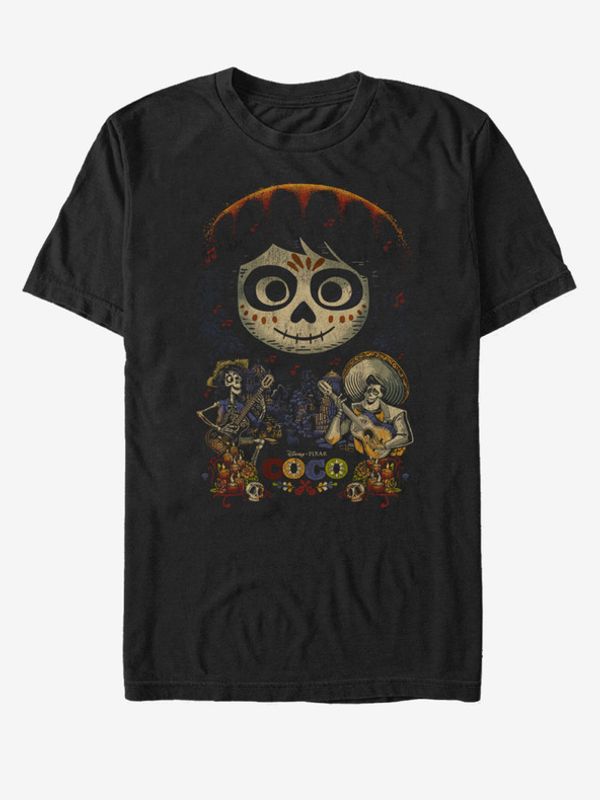 ZOOT.Fan ZOOT.Fan Coco Poster Pixar Majica crna