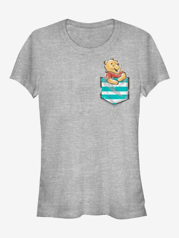 ZOOT.Fan ZOOT.Fan Disney Medvídek Pú Winnie The Pooh Majica siva