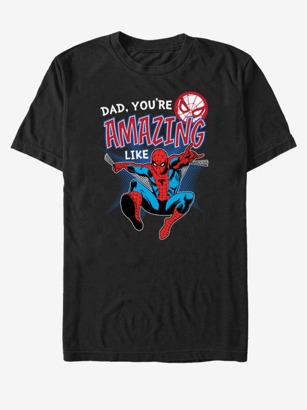 ZOOT.Fan ZOOT.Fan Marvel Amazing Like Dad Majica crna