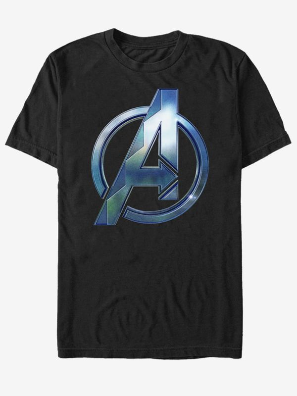 ZOOT.Fan ZOOT.Fan Marvel Avengers symbol Black Panther: Wakanda nechť žije Majica crna