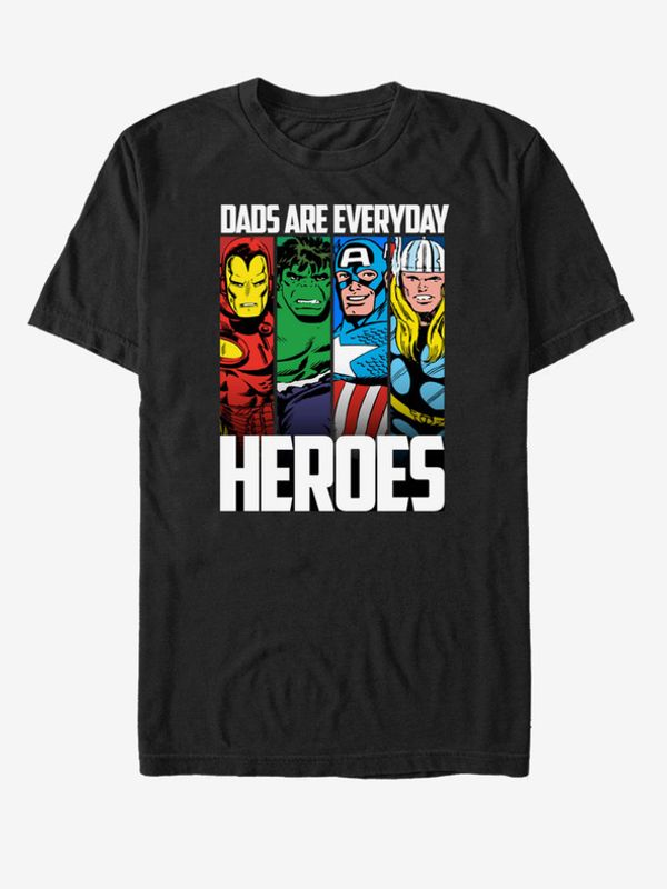 ZOOT.Fan ZOOT.Fan Marvel Everyday Hero Dad Majica crna