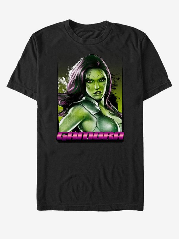 ZOOT.Fan ZOOT.Fan Marvel Gamora Strážci Galaxie Majica crna