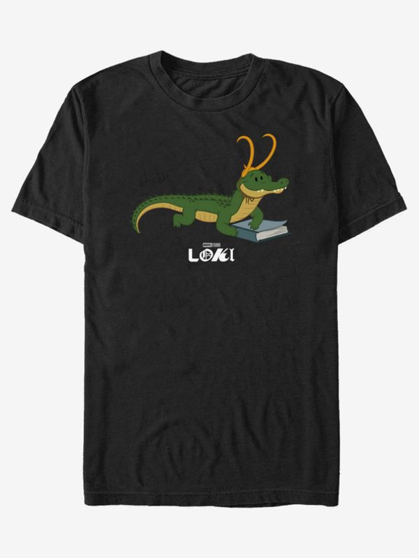 ZOOT.Fan ZOOT.Fan Marvel Gator Loki Hero Majica crna