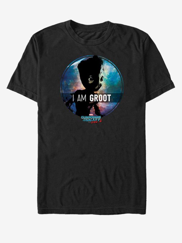 ZOOT.Fan ZOOT.Fan Marvel I Am Groot Strážci Galaxie vol. 2 Majica crna