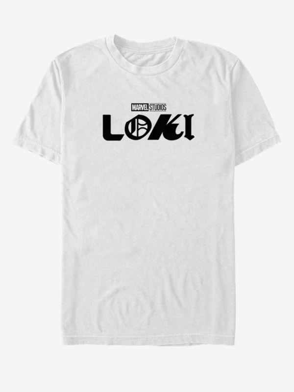 ZOOT.Fan ZOOT.Fan Marvel Loki Logo Majica bijela