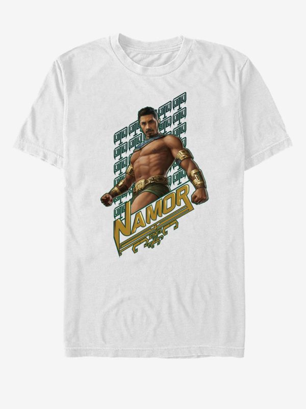 ZOOT.Fan ZOOT.Fan Marvel Namor Black Panther: Wakanda nechť žije Majica bijela