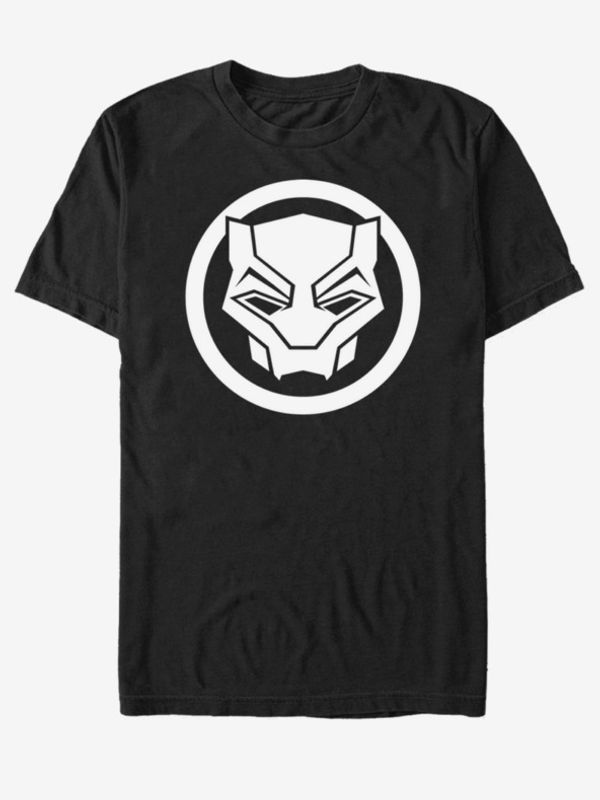 ZOOT.Fan ZOOT.Fan Marvel Sigil Clear Black Panther: Wakanda nechť žije Majica crna