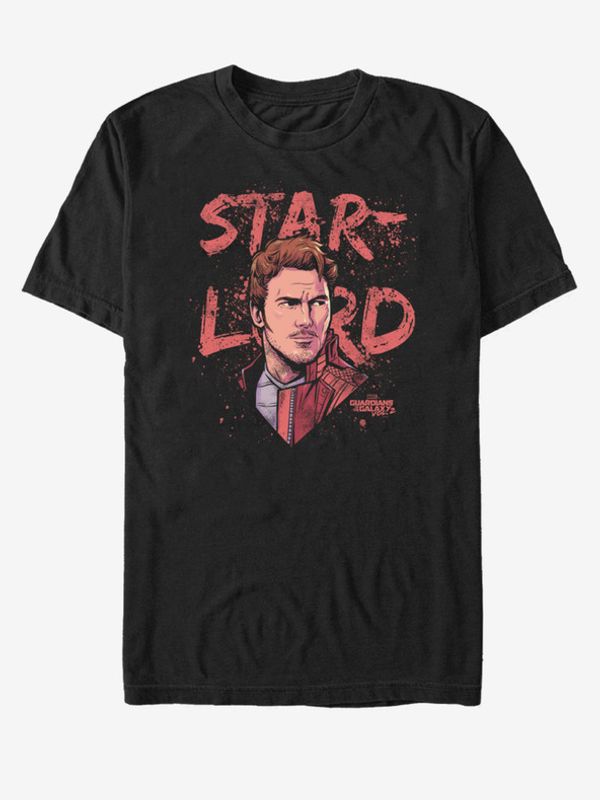 ZOOT.Fan ZOOT.Fan Marvel Star-Lord Strážci Galaxie vol. 2 Majica crna