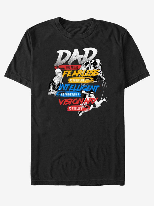 ZOOT.Fan ZOOT.Fan Marvel X-Dad Majica crna