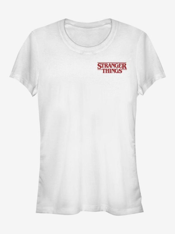 ZOOT.Fan ZOOT.Fan Netflix Stranger Things Logo Majica bijela