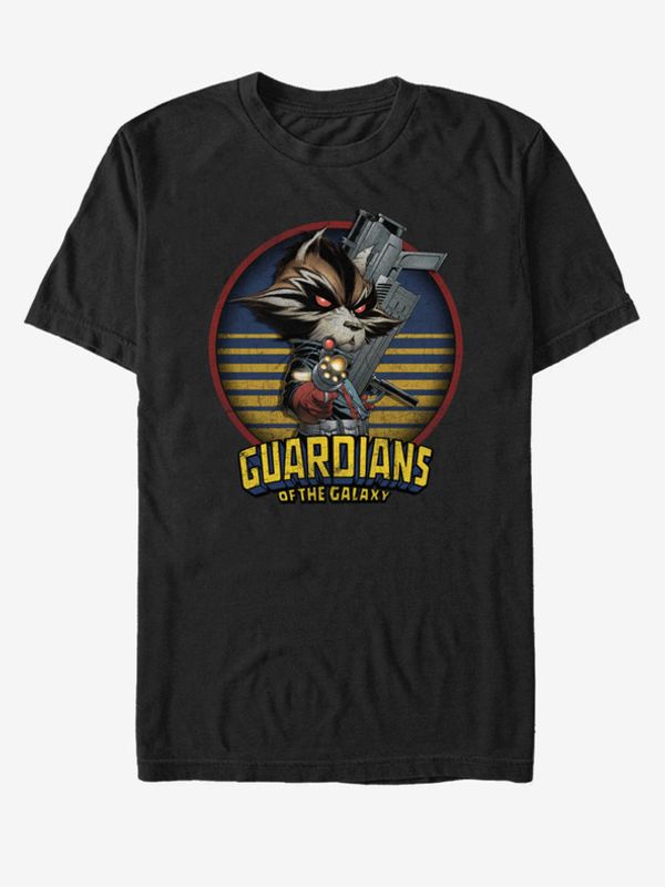 ZOOT.Fan ZOOT.Fan Rocket Strážci Galaxie Marvel Majica crna