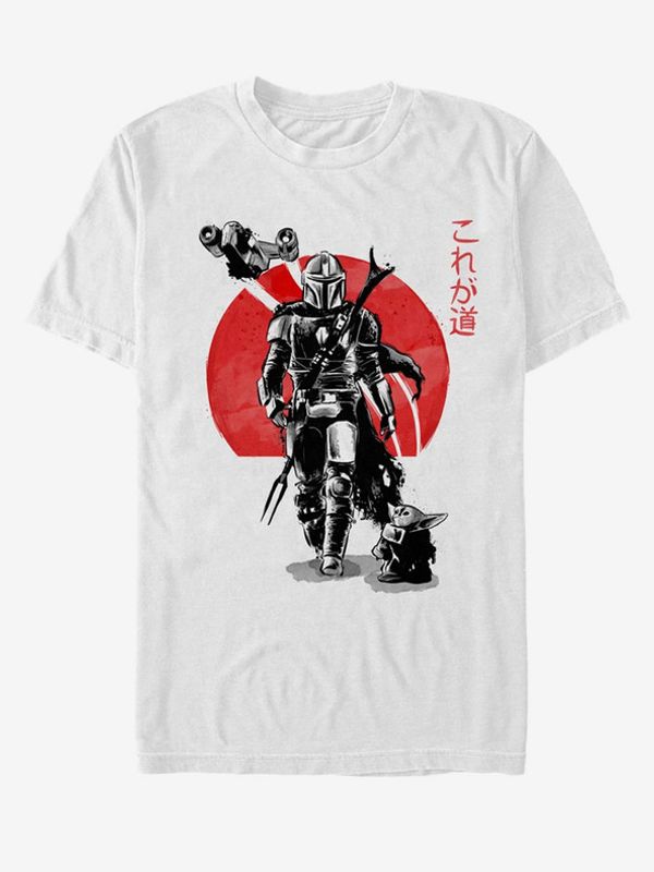 ZOOT.Fan ZOOT.Fan Star Wars Mandalorian Majica bijela