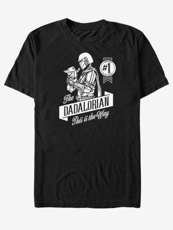 ZOOT.Fan ZOOT.Fan Star Wars Mando Side shot Majica crna