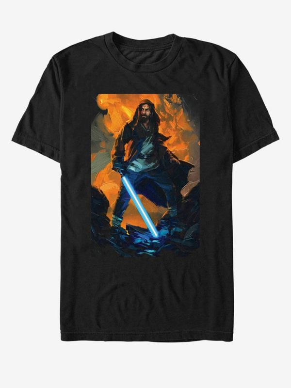ZOOT.Fan ZOOT.Fan Star Wars Obi Wan Kenobi Majica crna