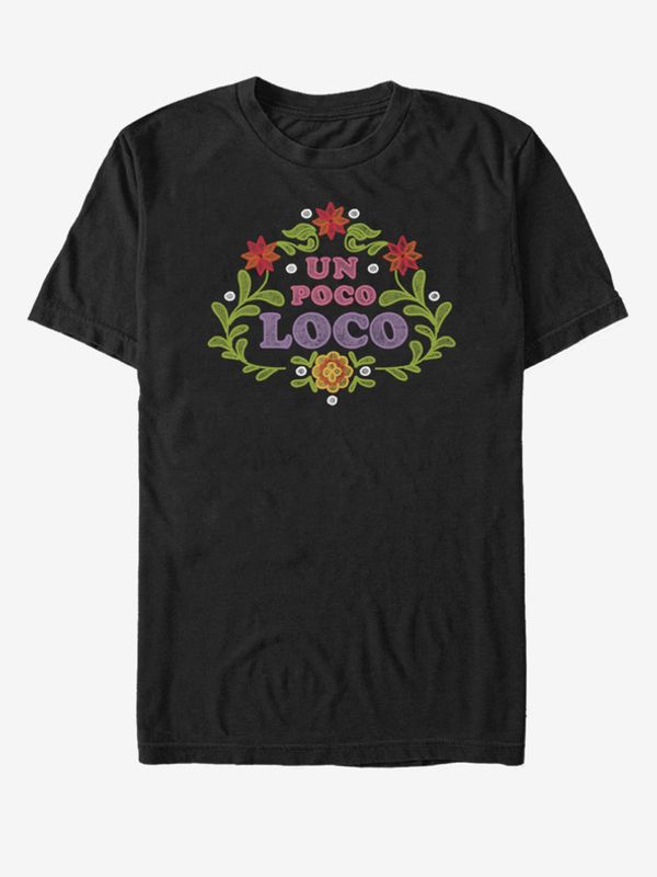 ZOOT.Fan ZOOT.Fan Un Poco Loco Floral Emb Pixar Majica crna